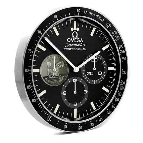 omega watch wall clock|omega speedmaster wall clock.